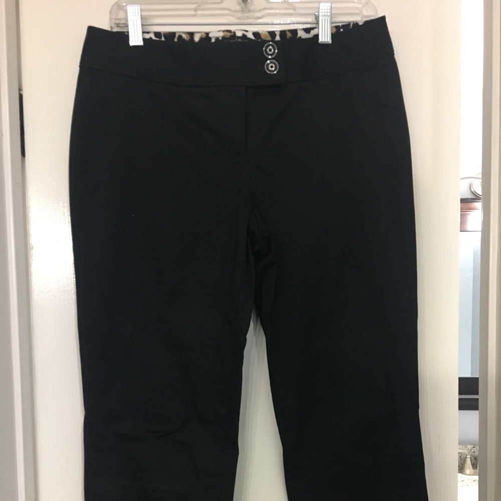 WHBM black Capri pants